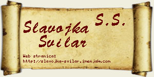 Slavojka Svilar vizit kartica